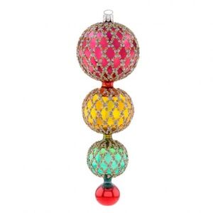 Heartfully Yours Glass Christmas ornament by Christopher Radko Made In Germany